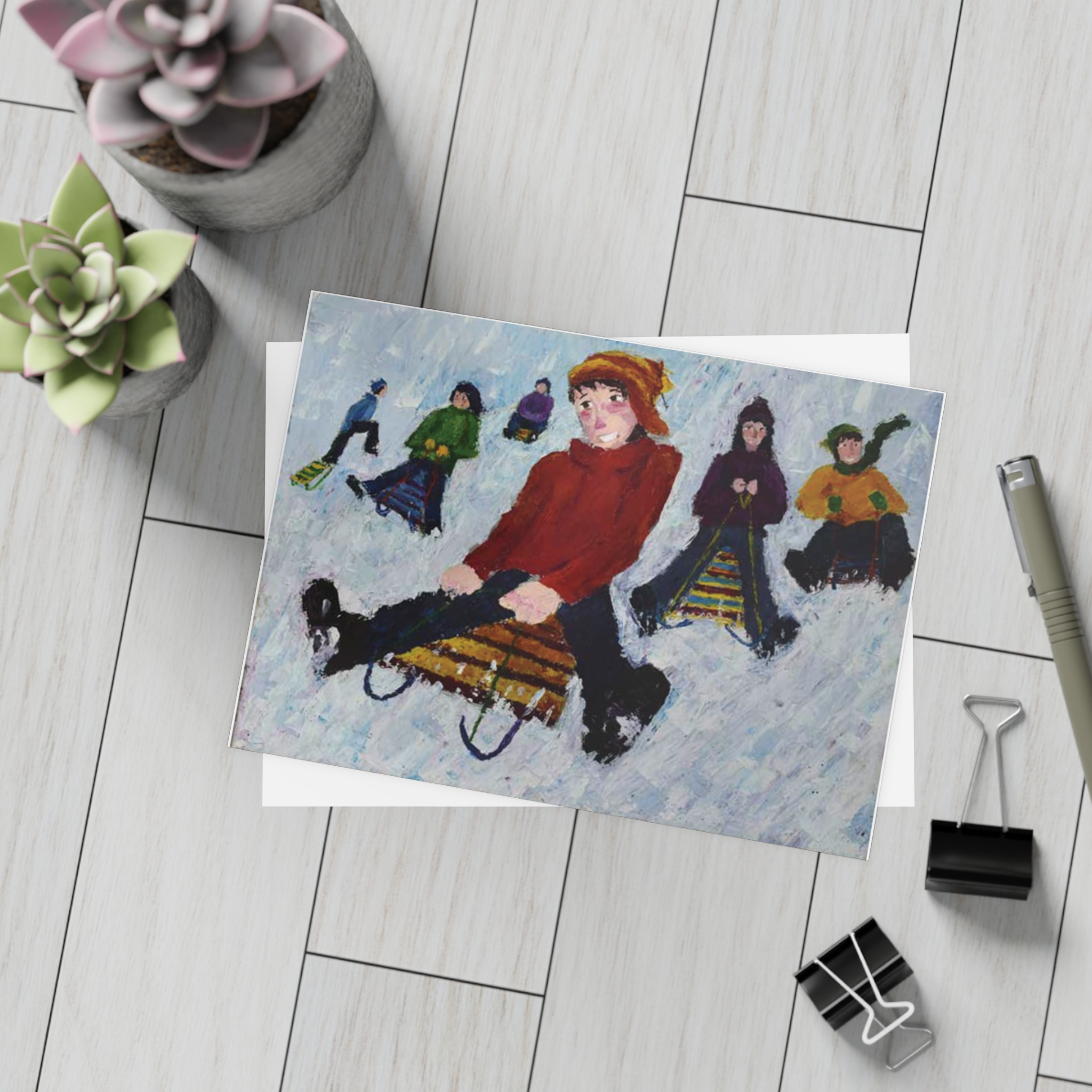 Winter Race. Postcard Bundles (envelopes included) - Image 4