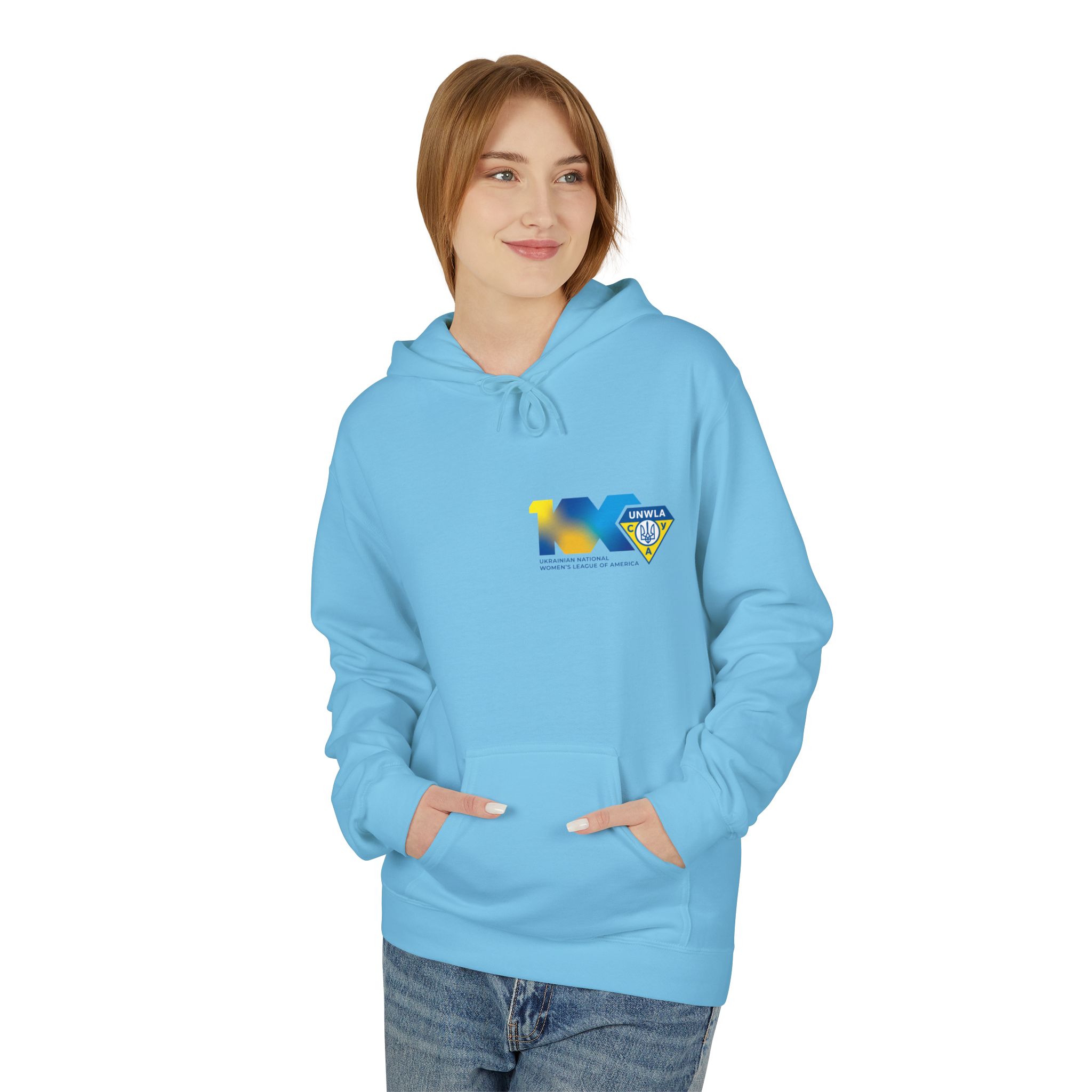 UNWLA Centennial Unisex Softstyle Fleece Hoodie - Image 28