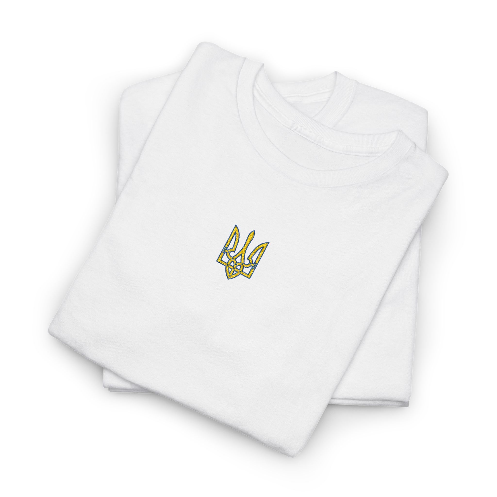 Tryzub Embroidery Unisex Heavy Cotton Tee - Image 6
