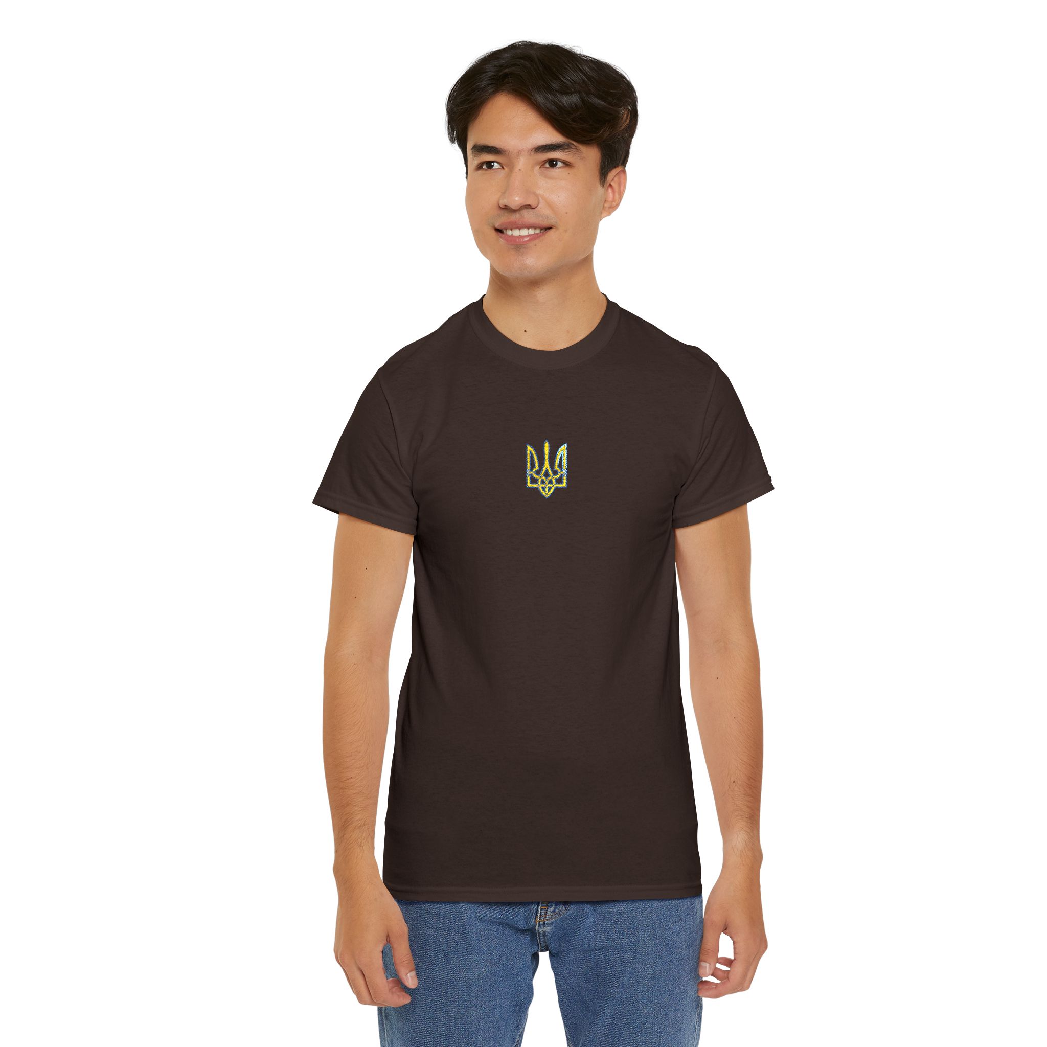 Tryzub Embroidery Unisex Heavy Cotton Tee - Image 20
