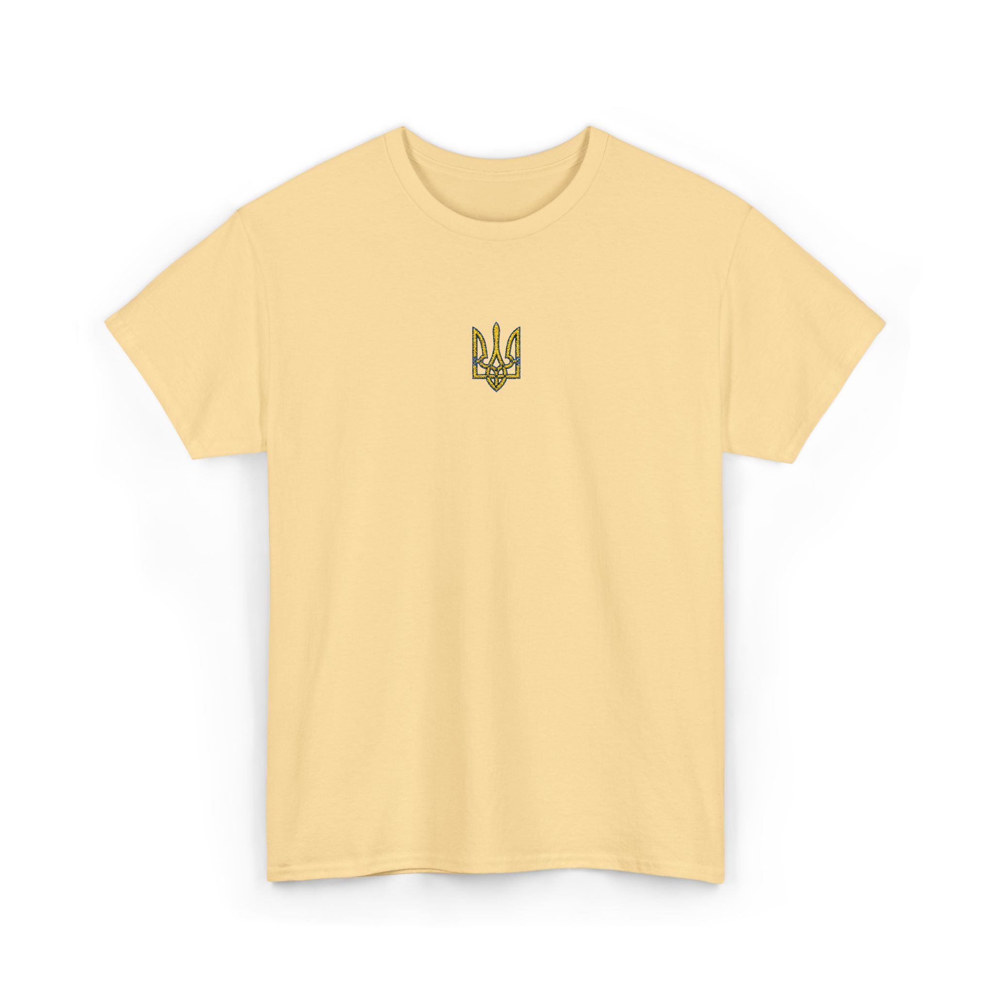 Tryzub Embroidery Unisex Heavy Cotton Tee - Image 9