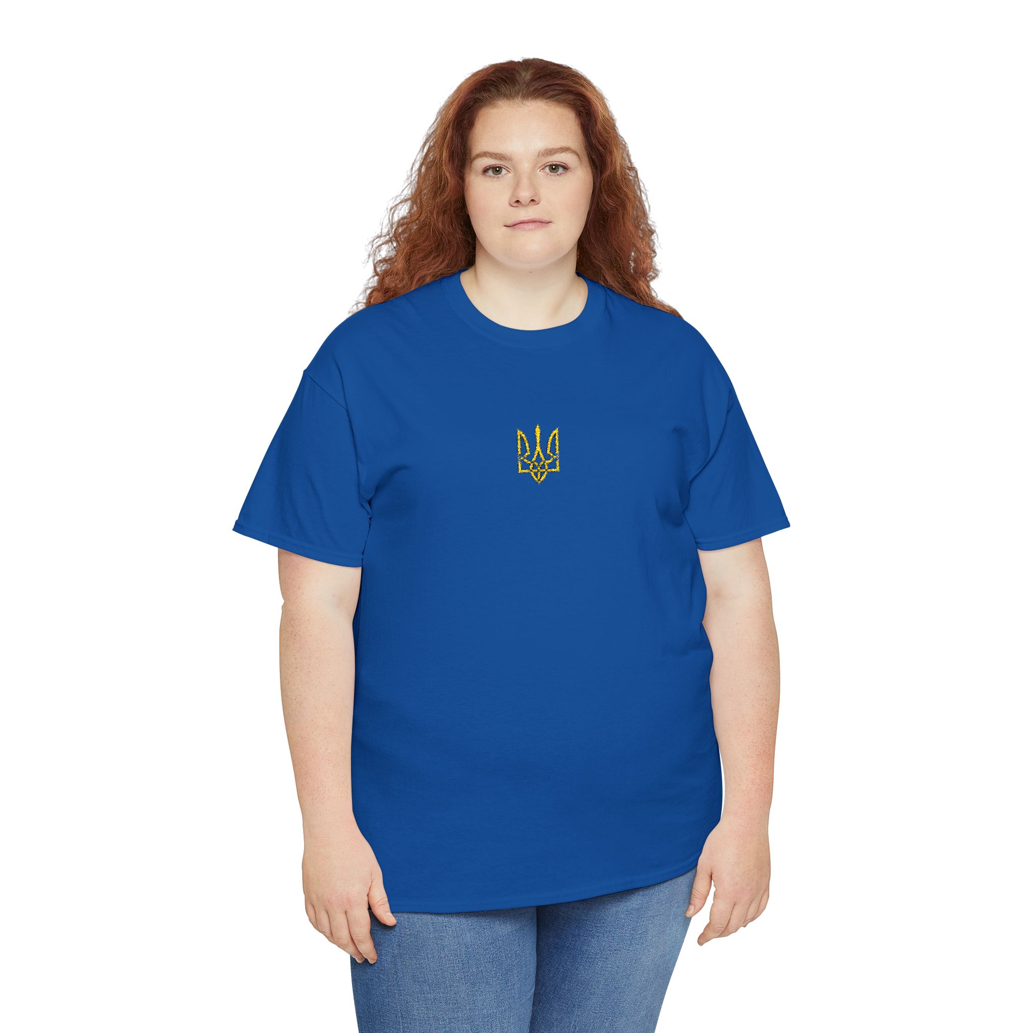 Tryzub Embroidery Unisex Heavy Cotton Tee - Image 27