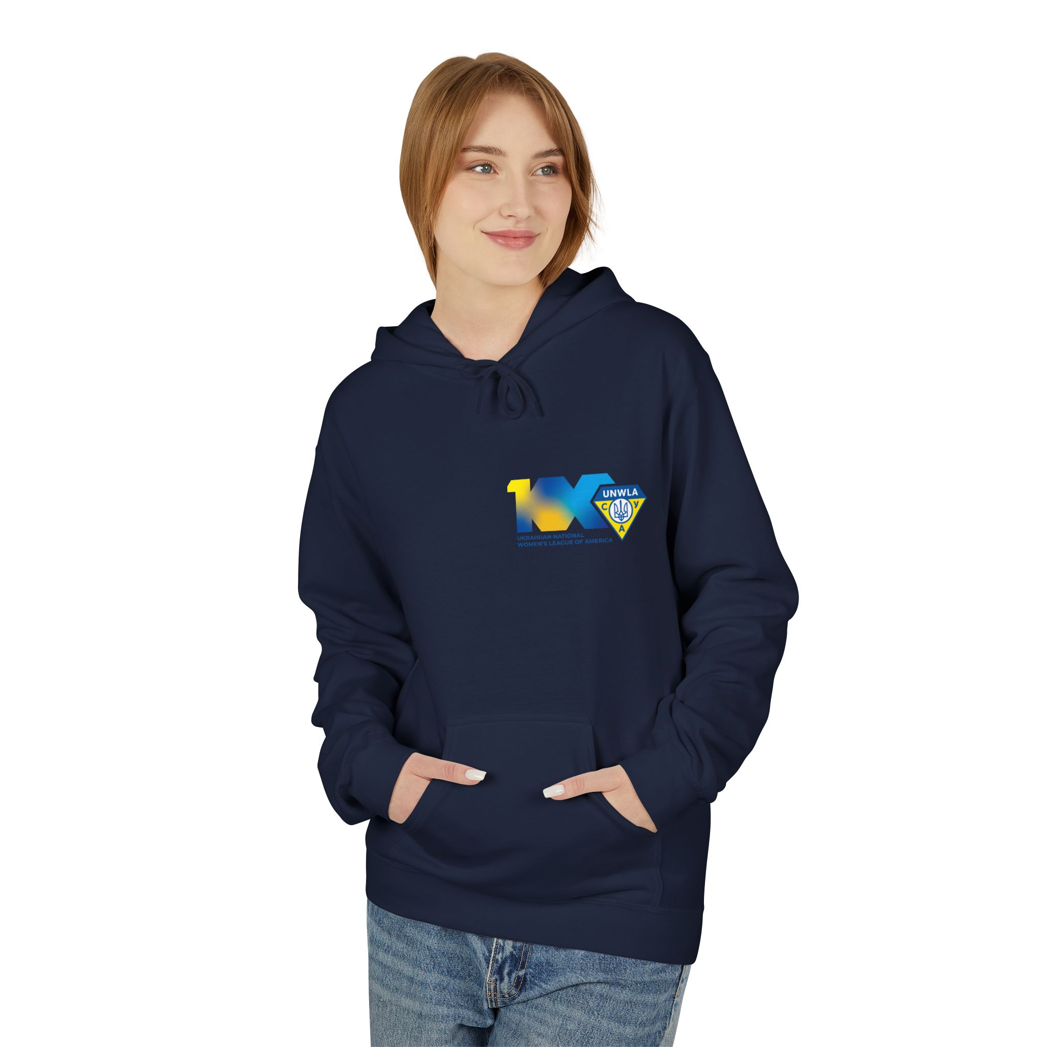 UNWLA Centennial Unisex Softstyle Fleece Hoodie - Image 33