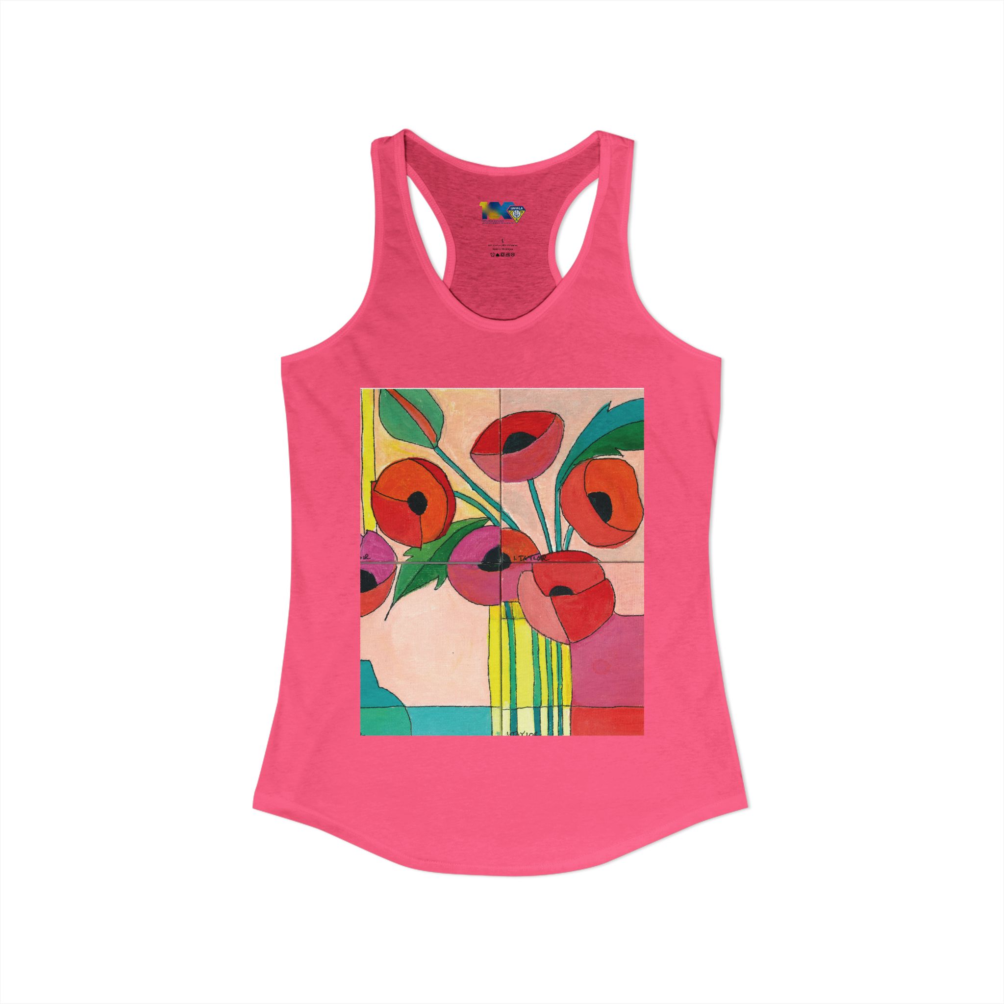 Bright Poppies tank top - Image 14