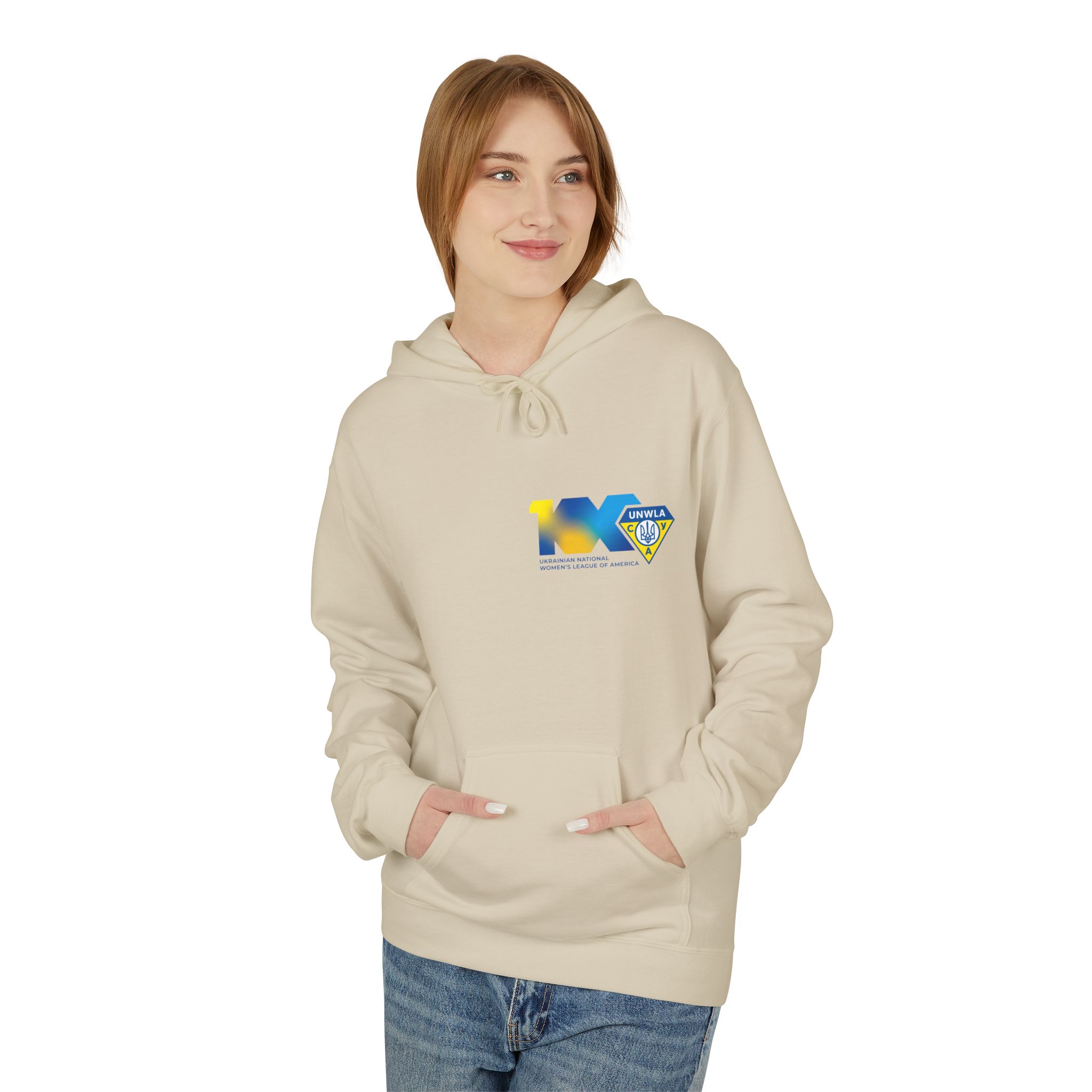 UNWLA Centennial Unisex Softstyle Fleece Hoodie - Image 13