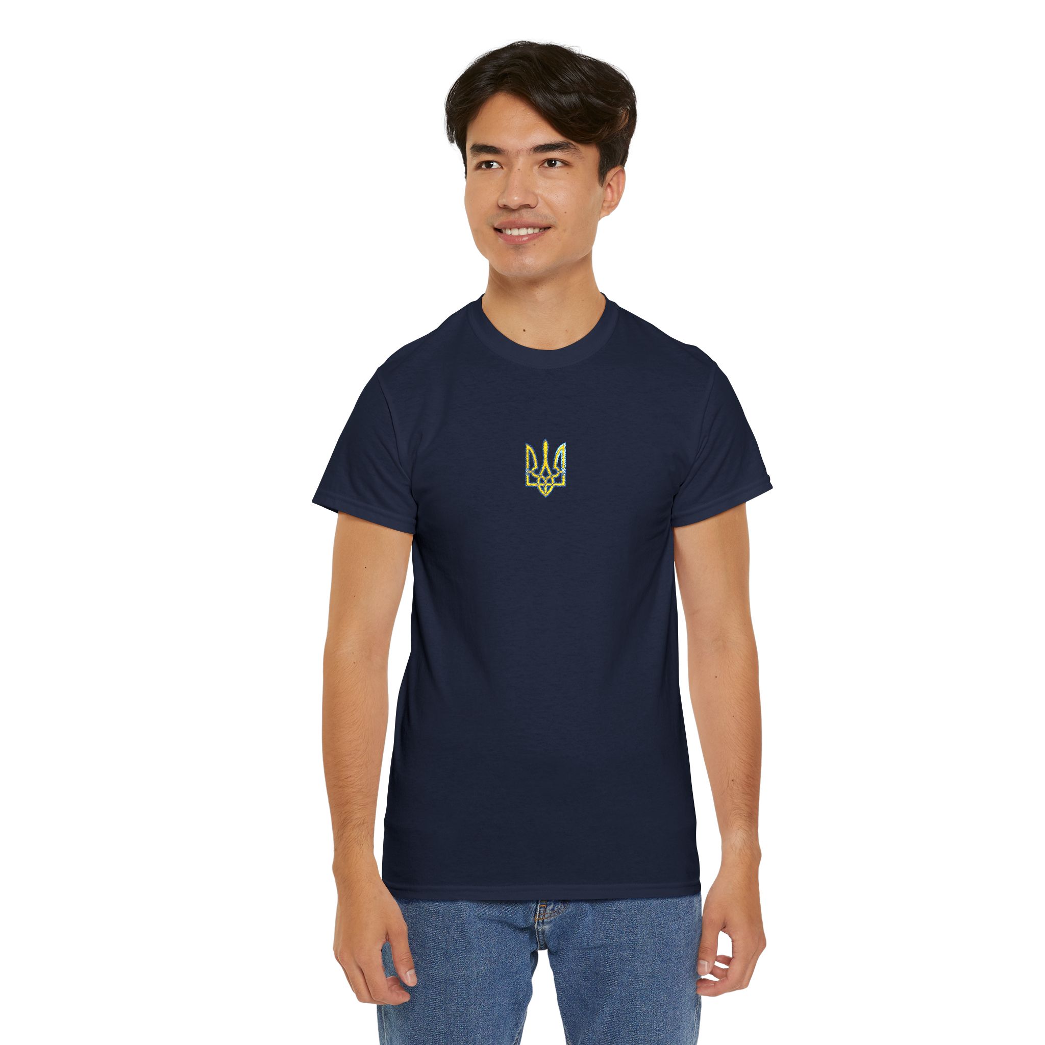 Tryzub Embroidery Unisex Heavy Cotton Tee - Image 32