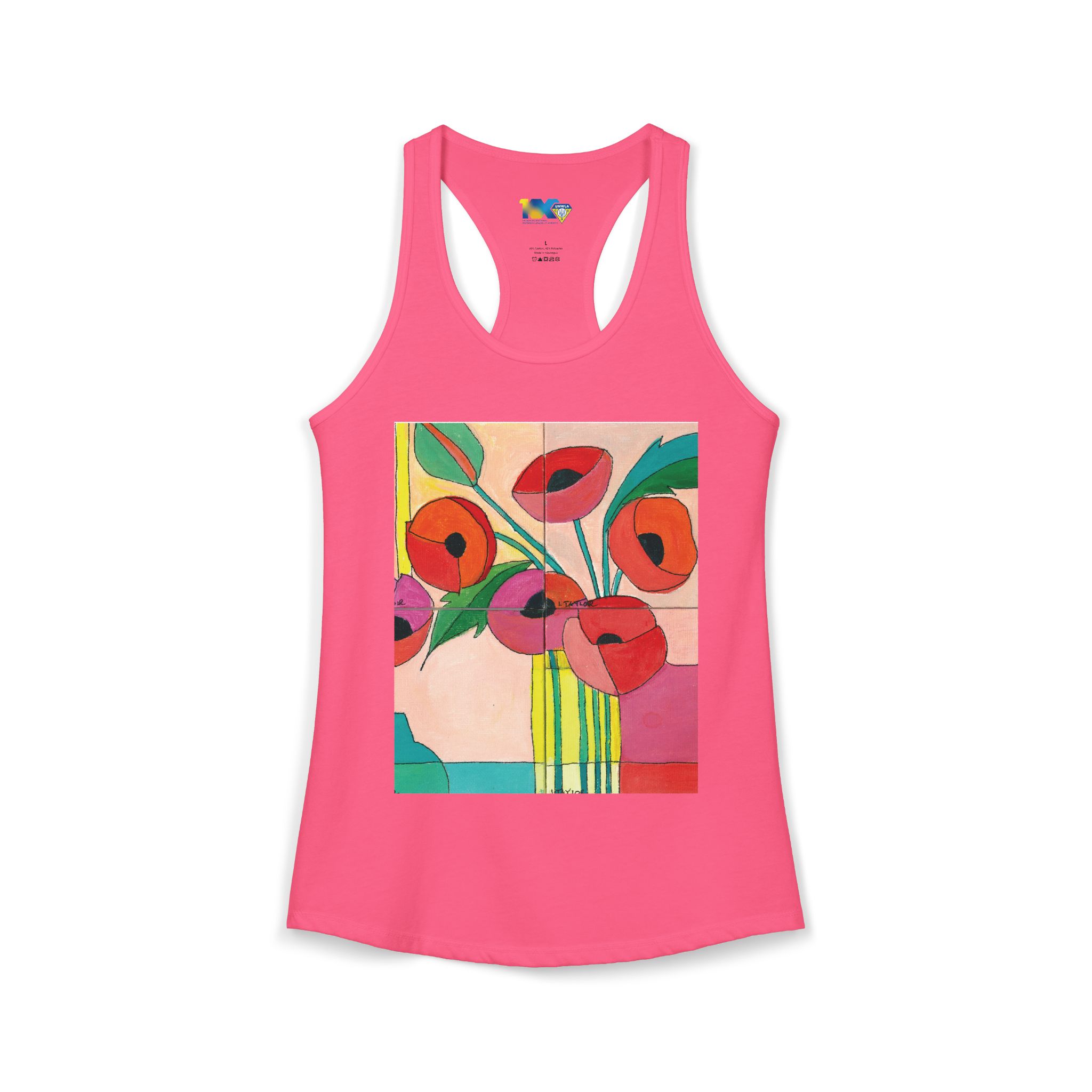 Bright Poppies tank top - Image 13