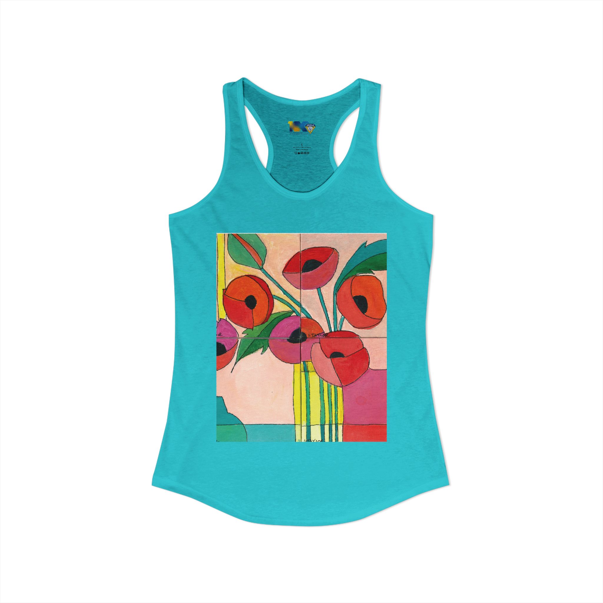 Bright Poppies tank top - Image 11