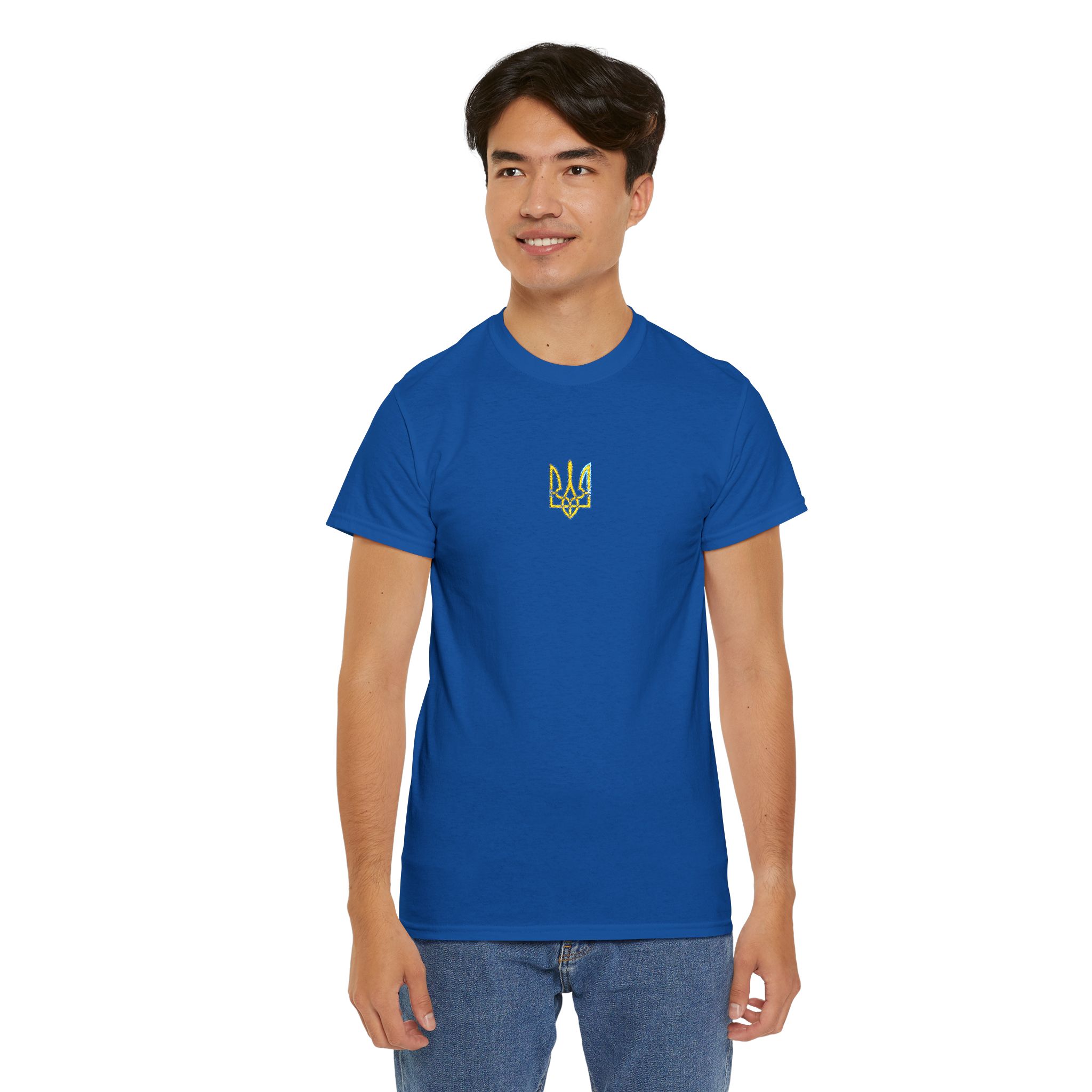 Tryzub Embroidery Unisex Heavy Cotton Tee - Image 28
