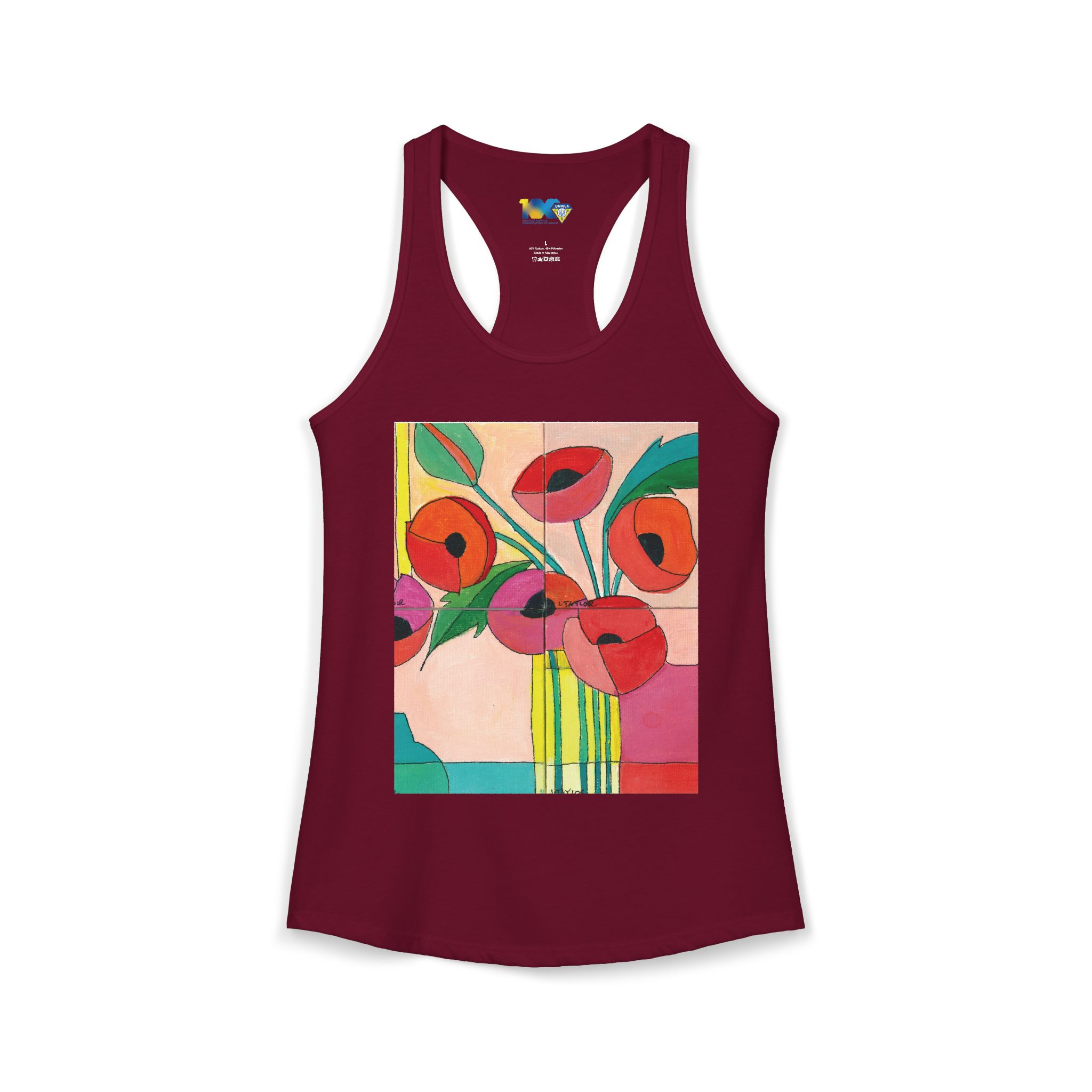 Bright Poppies tank top - Image 16