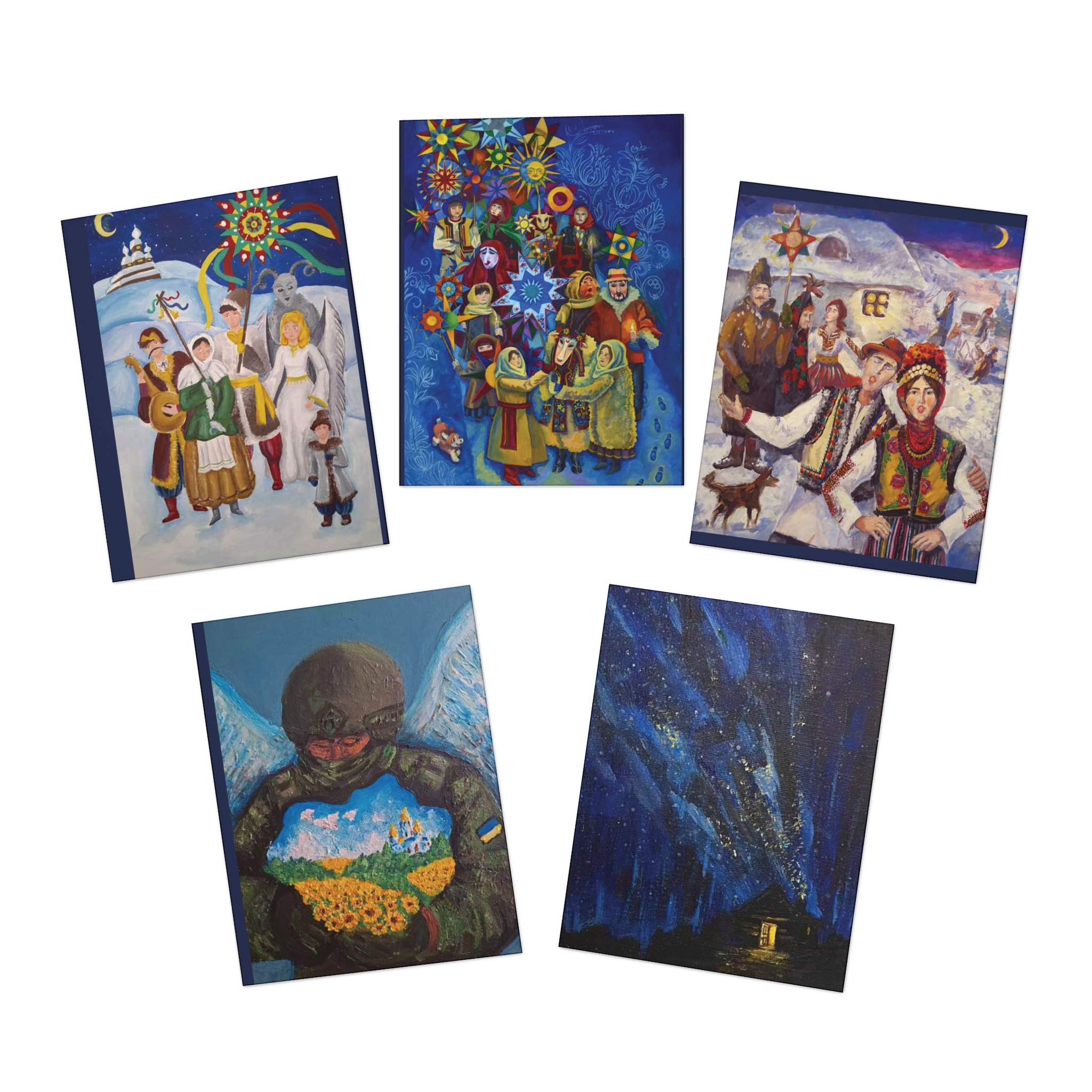 Hope For Ukraine's Children. Holiday Cards (5-Pack)