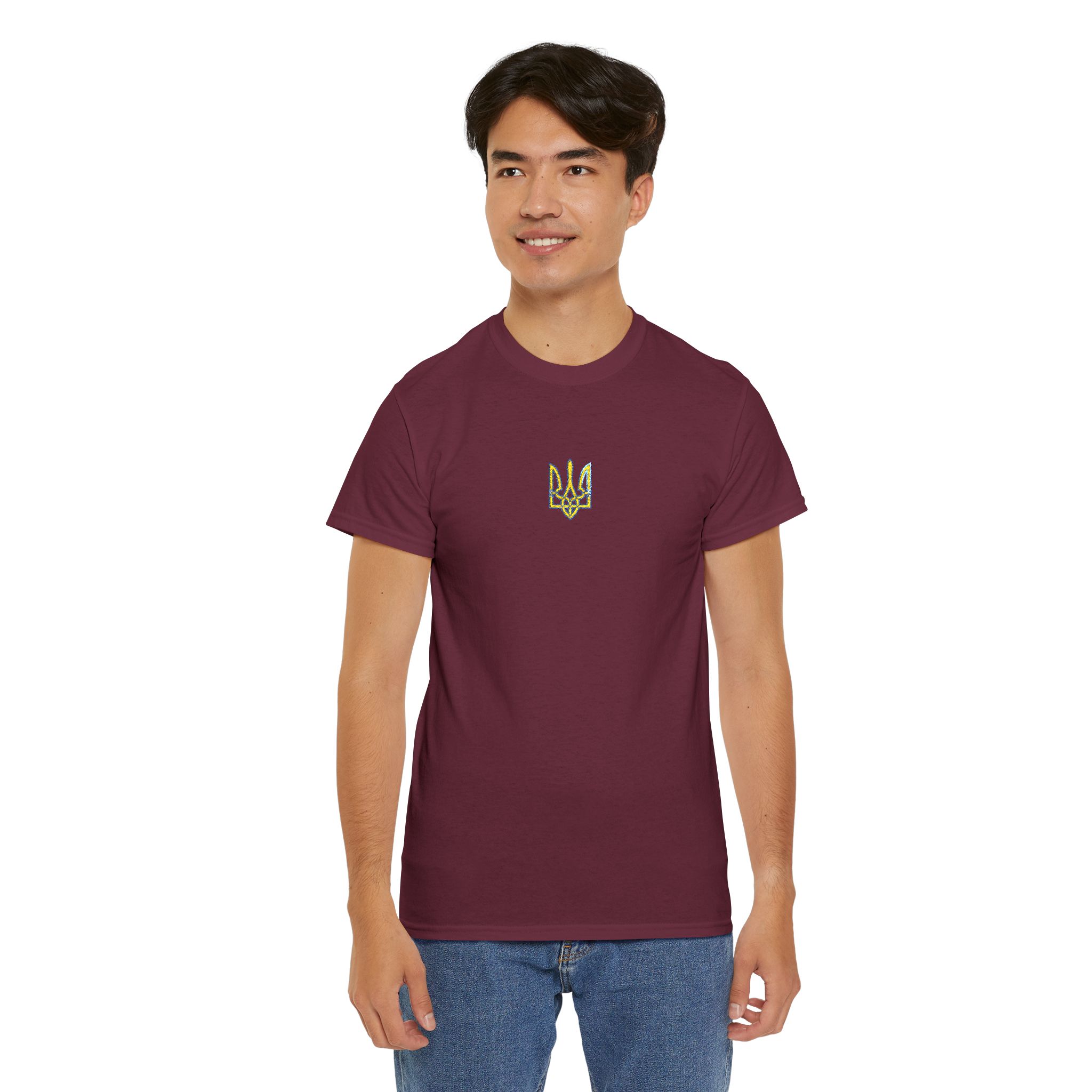 Tryzub Embroidery Unisex Heavy Cotton Tee - Image 16