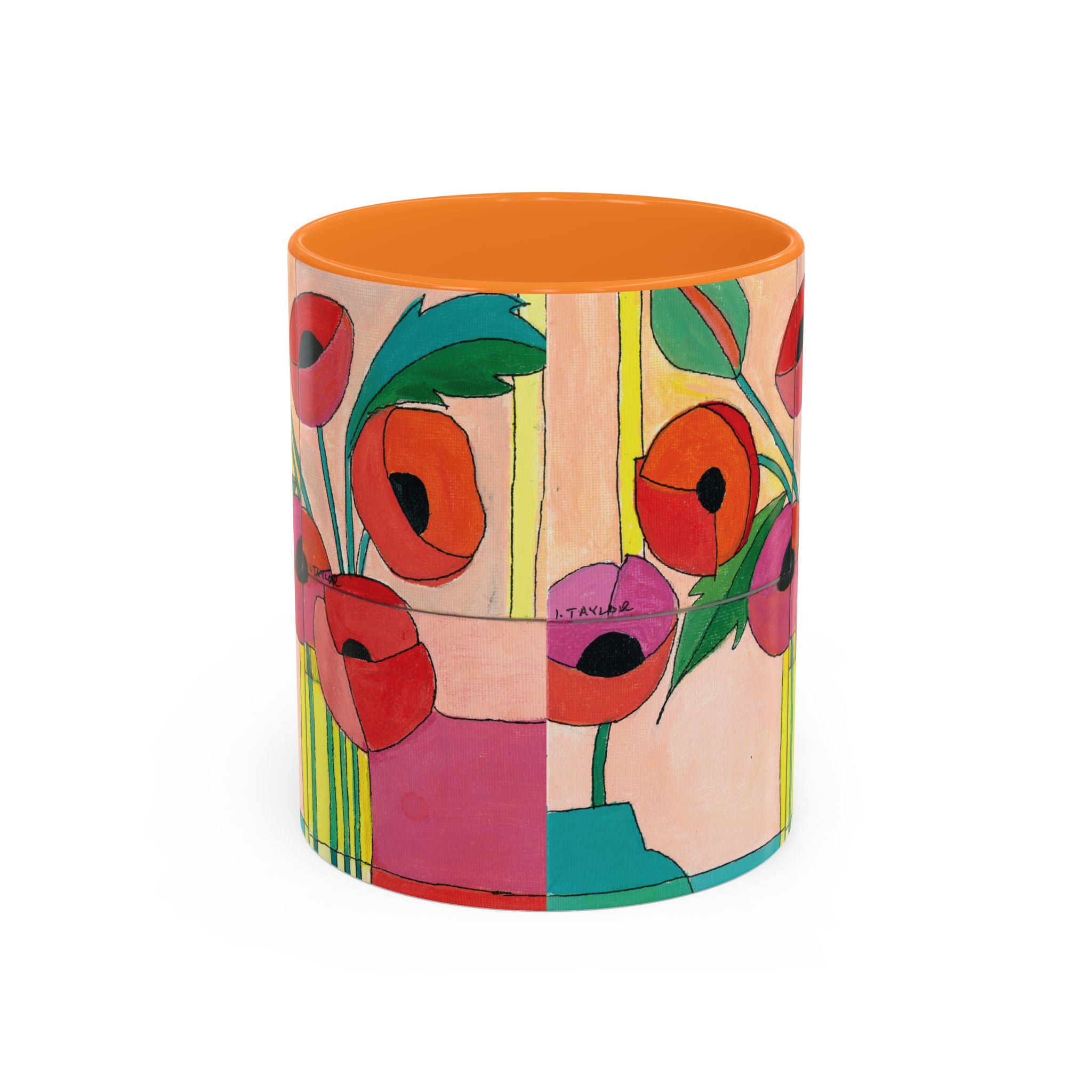 Bright Poppies Colorful Mugs (11oz) - Image 4